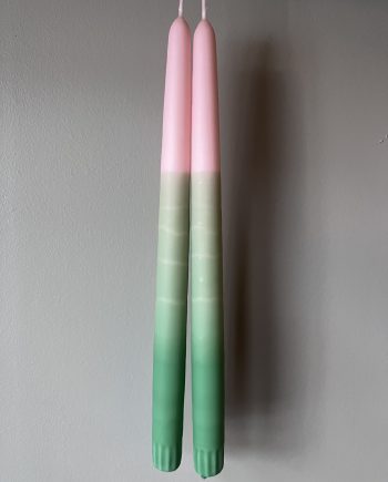 Flerfärgade antikljus grön