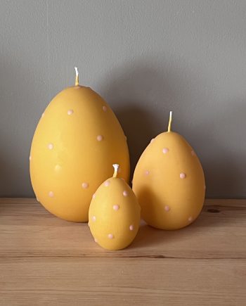 Äggljus prickigt gult