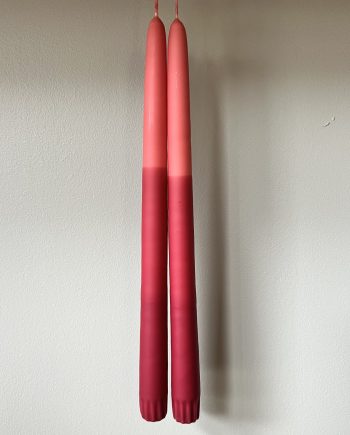 Flerfärgade antikljus rosa burgundy
