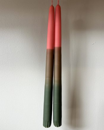 Flerfärgade antikljus rosa grön